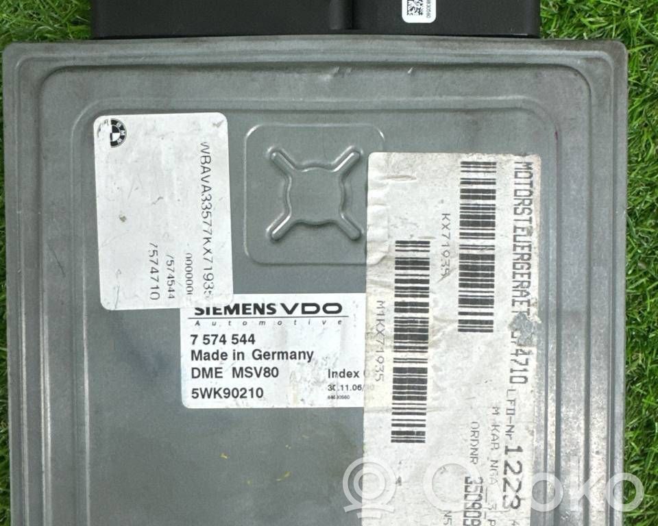BMW 3 E90 E91 Galios (ECU) modulis 