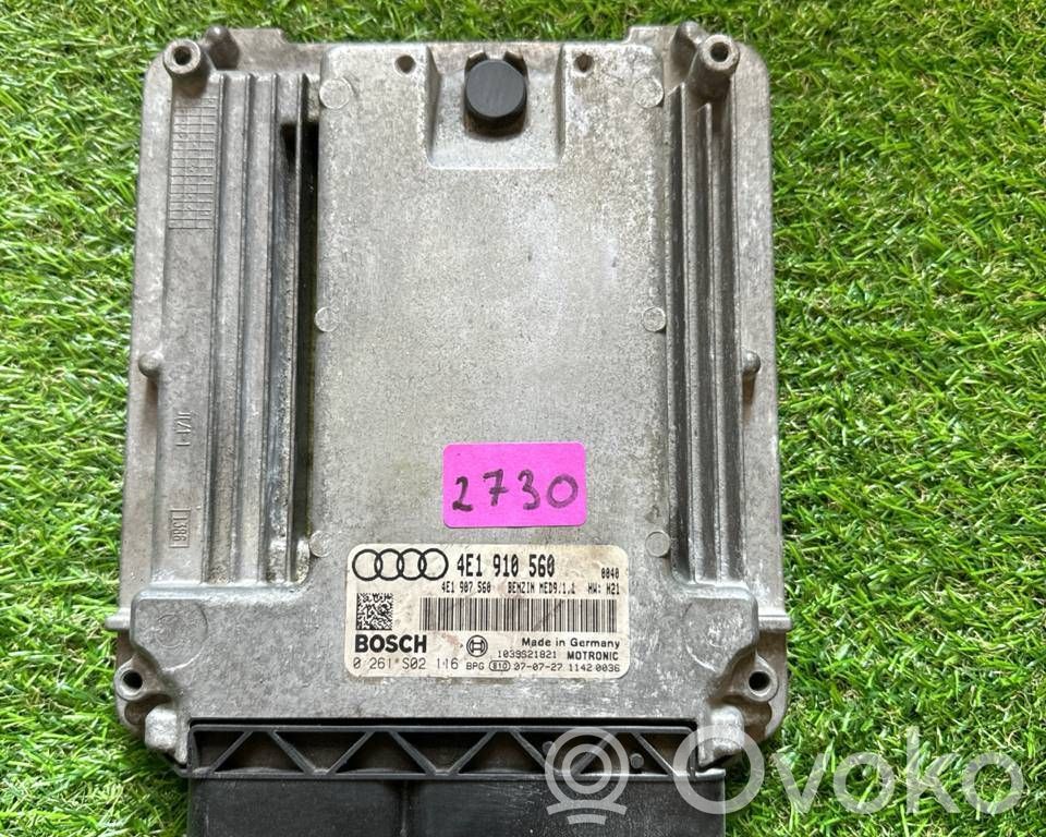 Engine control unit/module   4E1910560,4E1907560,0261S02116