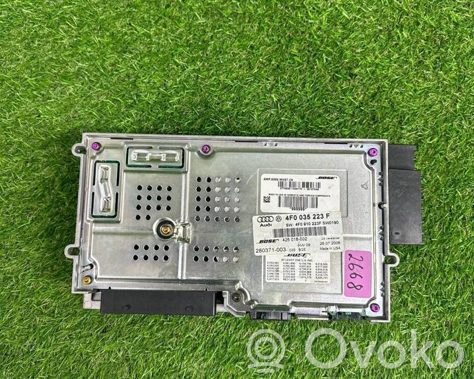 Audi A6 S6 C6 4F Garso stiprintuvas 
