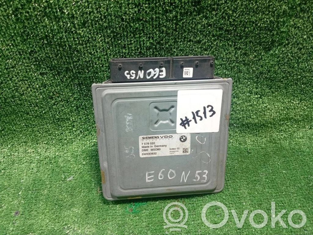 BMW 5 E60 E61 Moottorin ohjainlaite/moduuli 