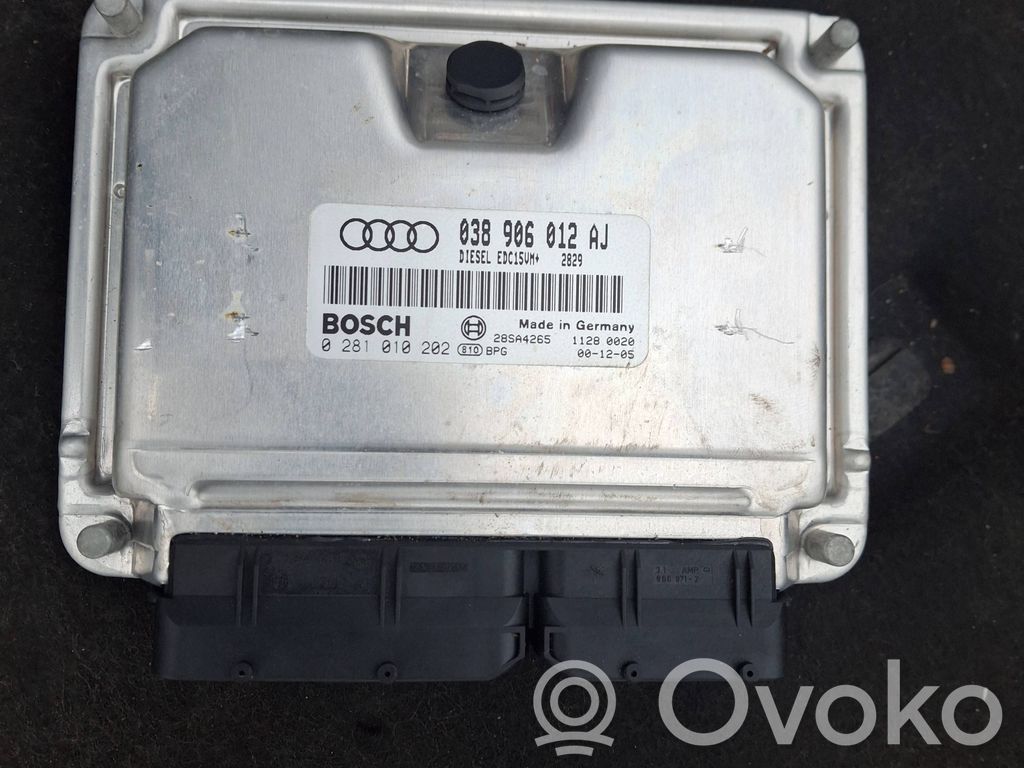 Engine control unit/module   038906012AJ,28SA4265,0281010202