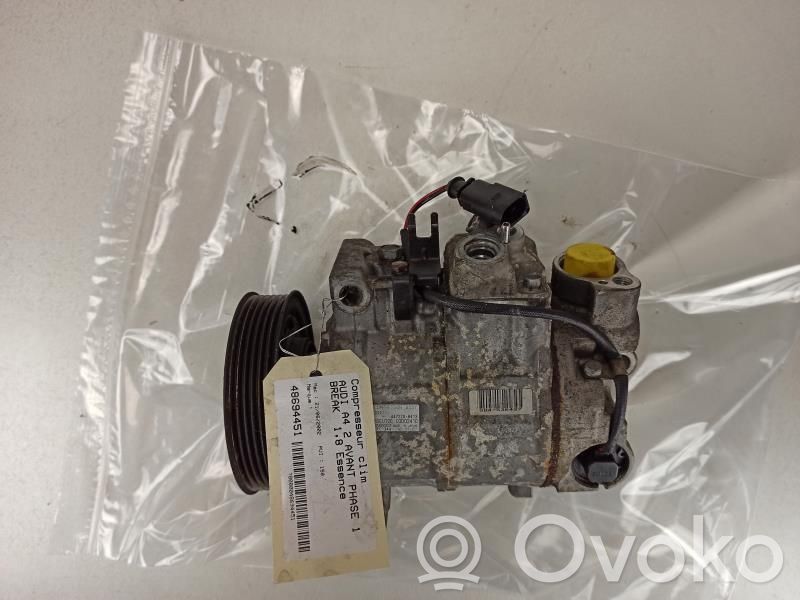 Audi A4 S4 B6 8E 8H Compresor (pompă) aer condiționat (A/C) 