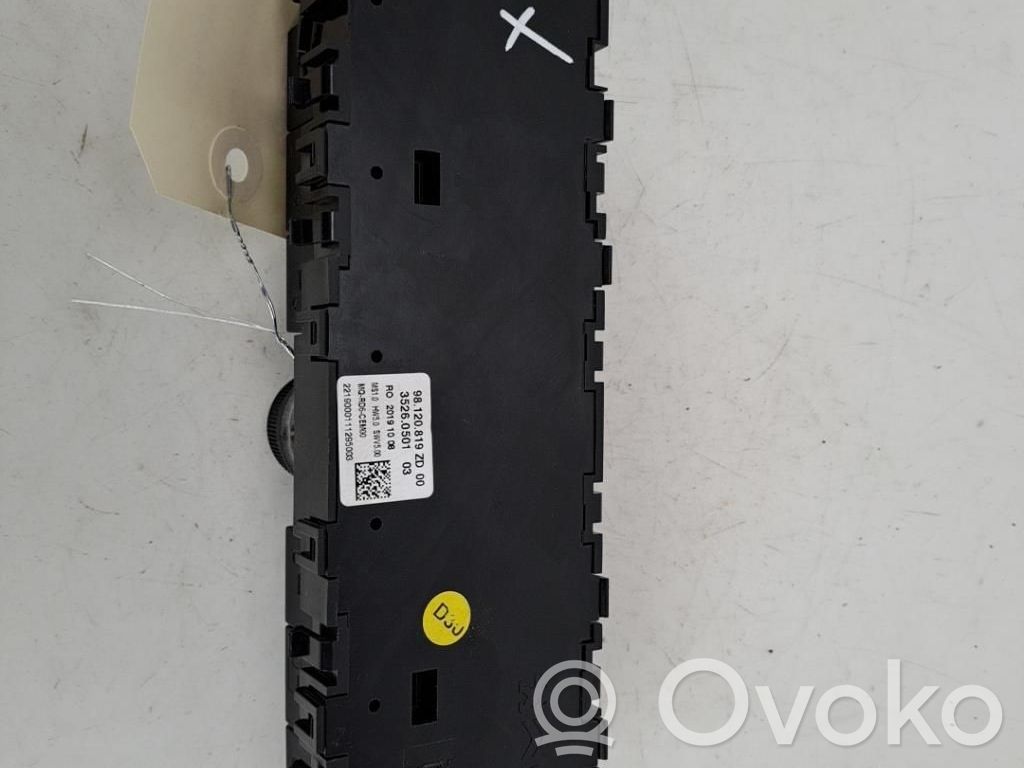 Opel Vivaro Head unit multimedia control 