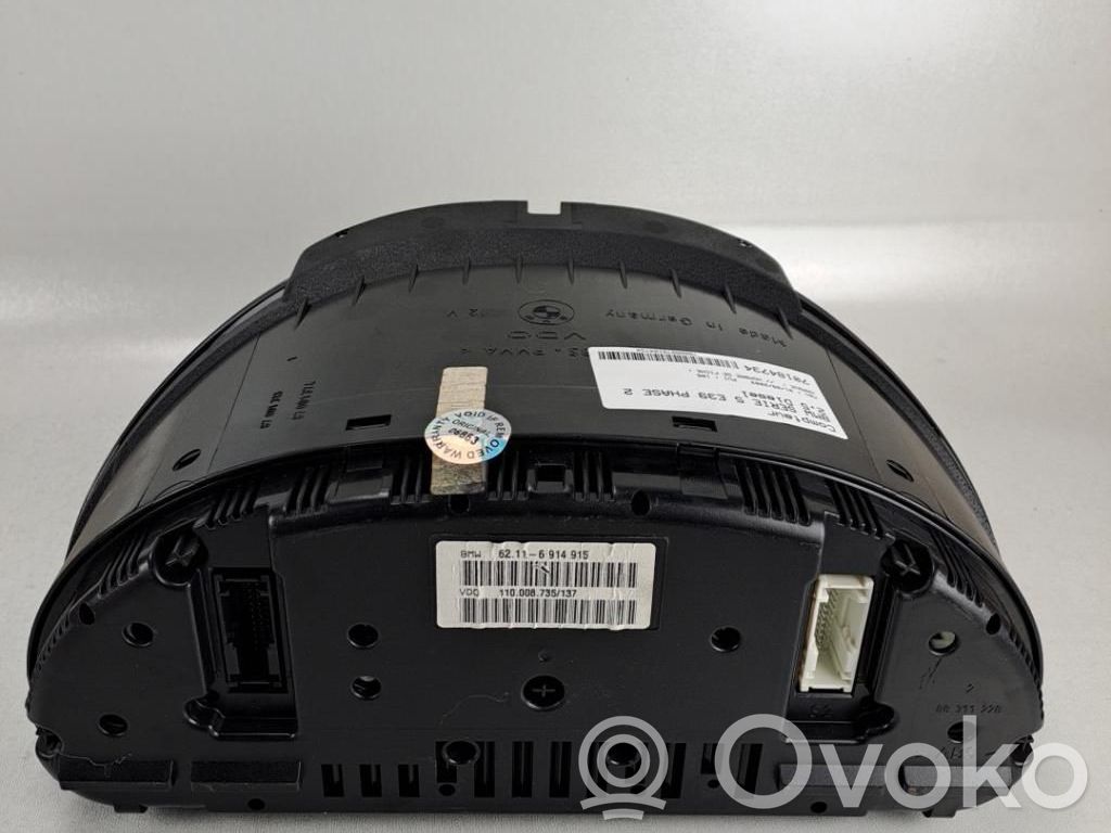BMW 5 E39 Speedometer (instrument cluster) 