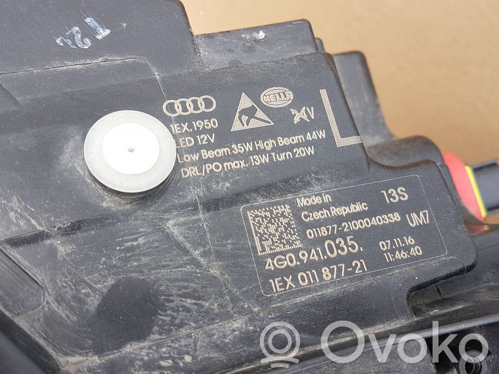 Phare frontale   4G0941035,1EX01187721