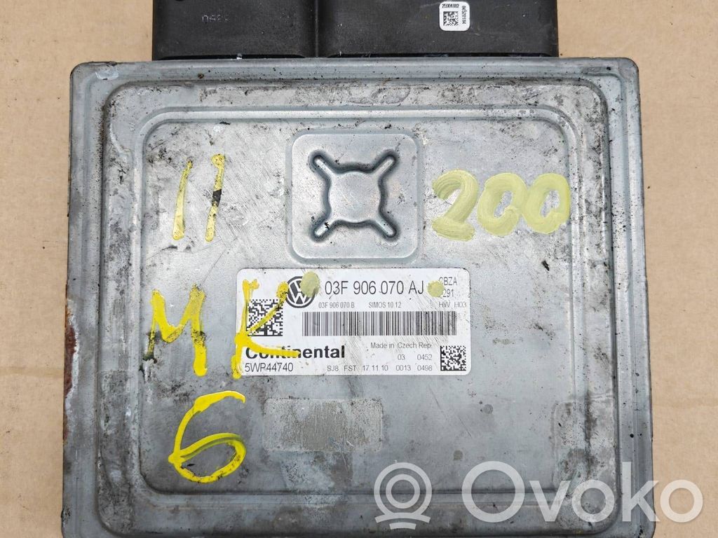 Engine control unit/module   03F906070AJ,5WP44740,03F90603A