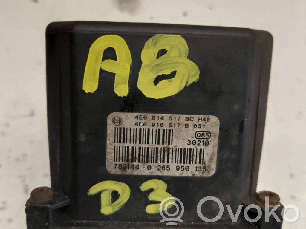 Audi A8 S8 D3 4E ABS bloks 