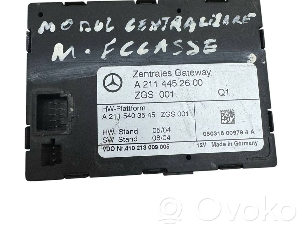 Módulo de control Gateway   A2115403545,A2114452600