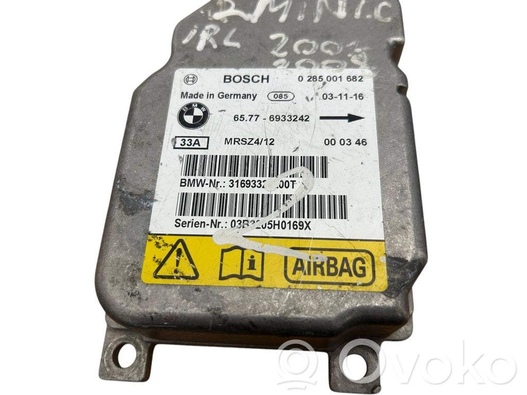 Mini One - Cooper R50 - 53 Airbag control unit/module 