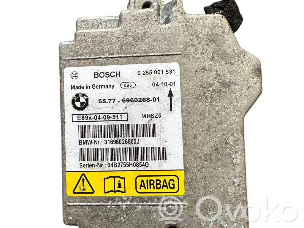 Module de contrôle airbag   0285001531,6960268,31696026800J,E89X0409511