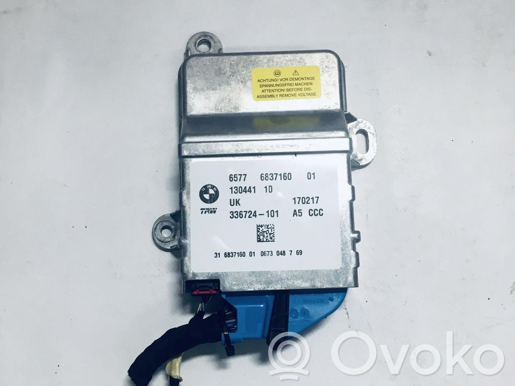 Module de contrôle airbag   6837160,6837160