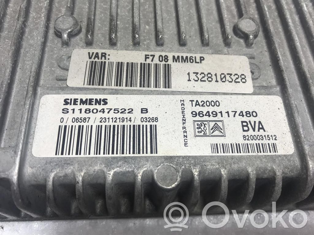 Engine control unit/module   9649117480,9649117480