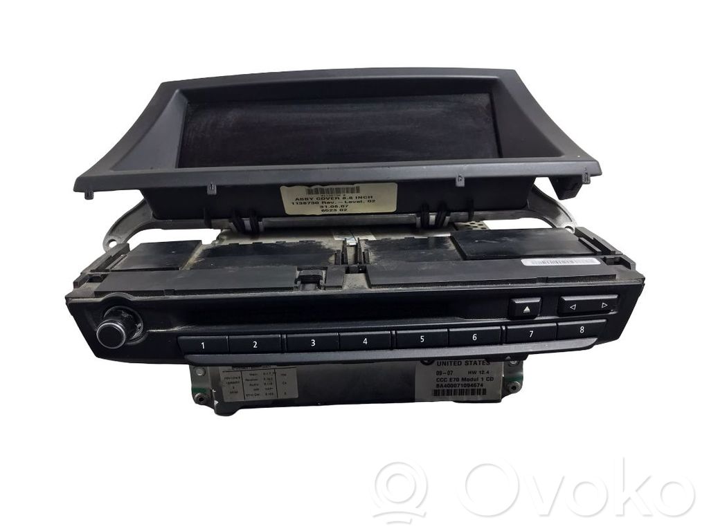 BMW X5 E70 Vitezometru (grup de instrumente) 