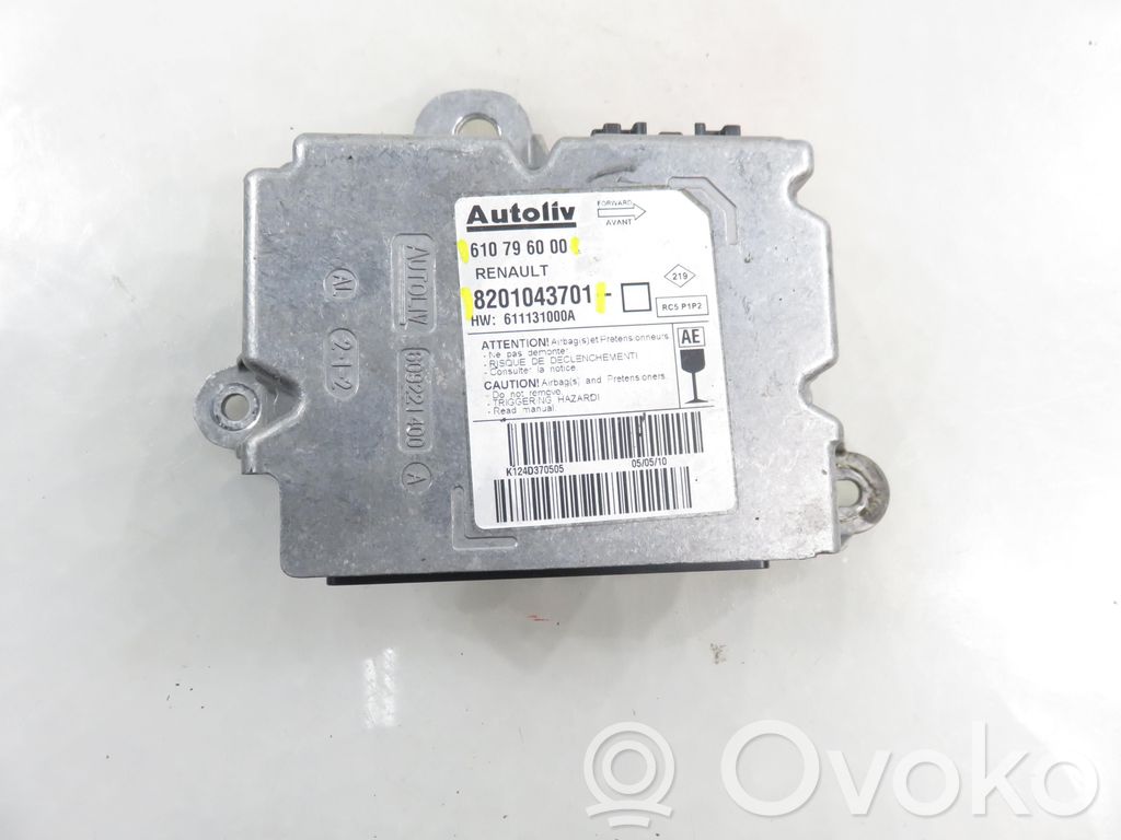 Renault Modus Airbag control unit/module 