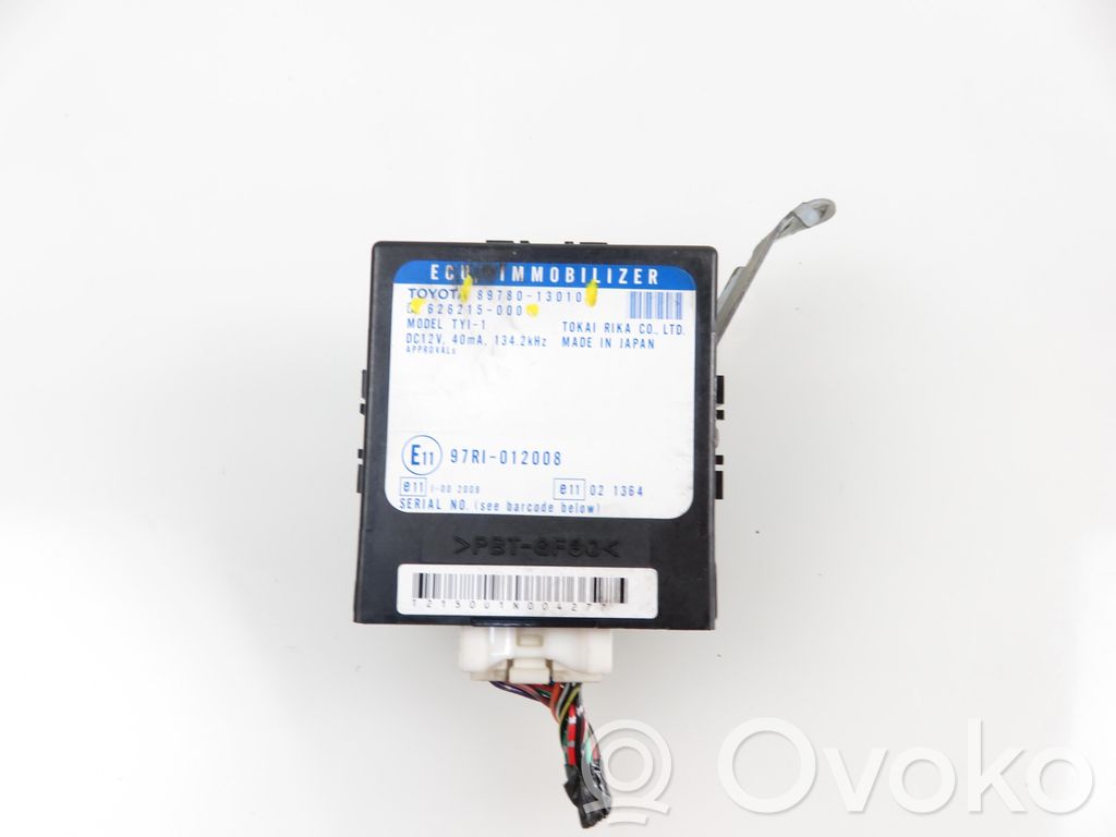 Toyota Corolla Verso E121 Unitate/modul comandă imobilizator 