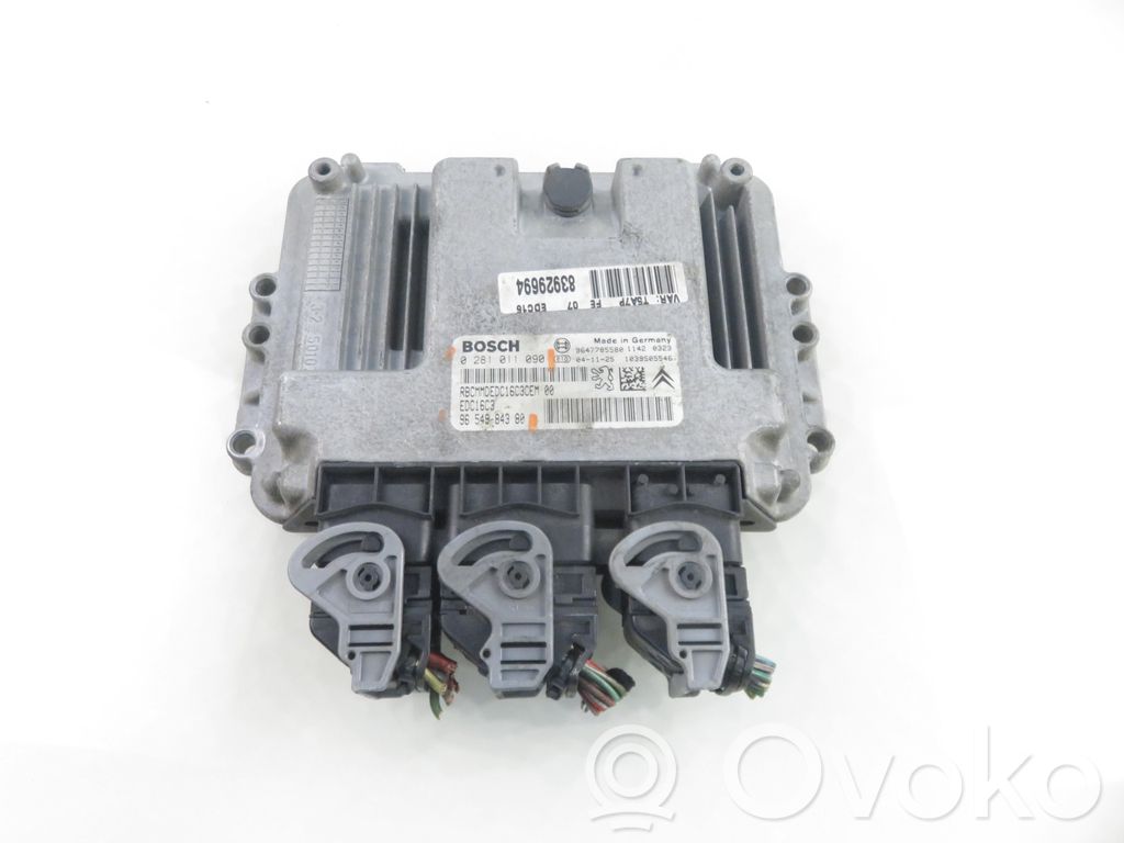 Peugeot 307 Engine control unit/module 