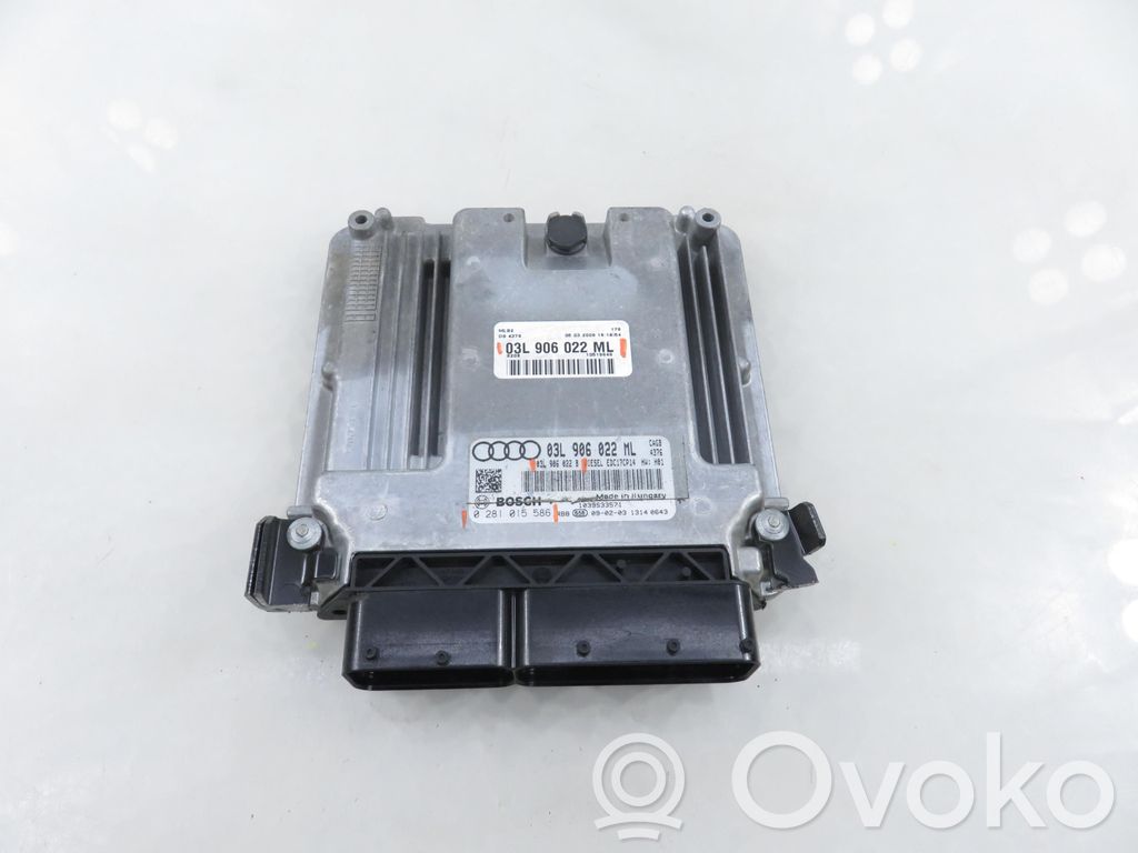 Unidad de control/módulo del motor   03L906022B,03L906022ML,0281015586,0281015586,03L906022B,03L906022ML