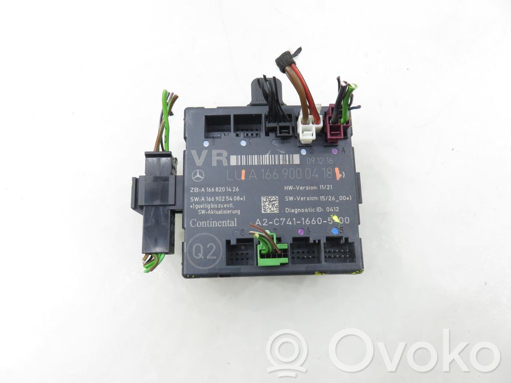 Mercedes-Benz A W176 Unidad de control/módulo de la puerta 