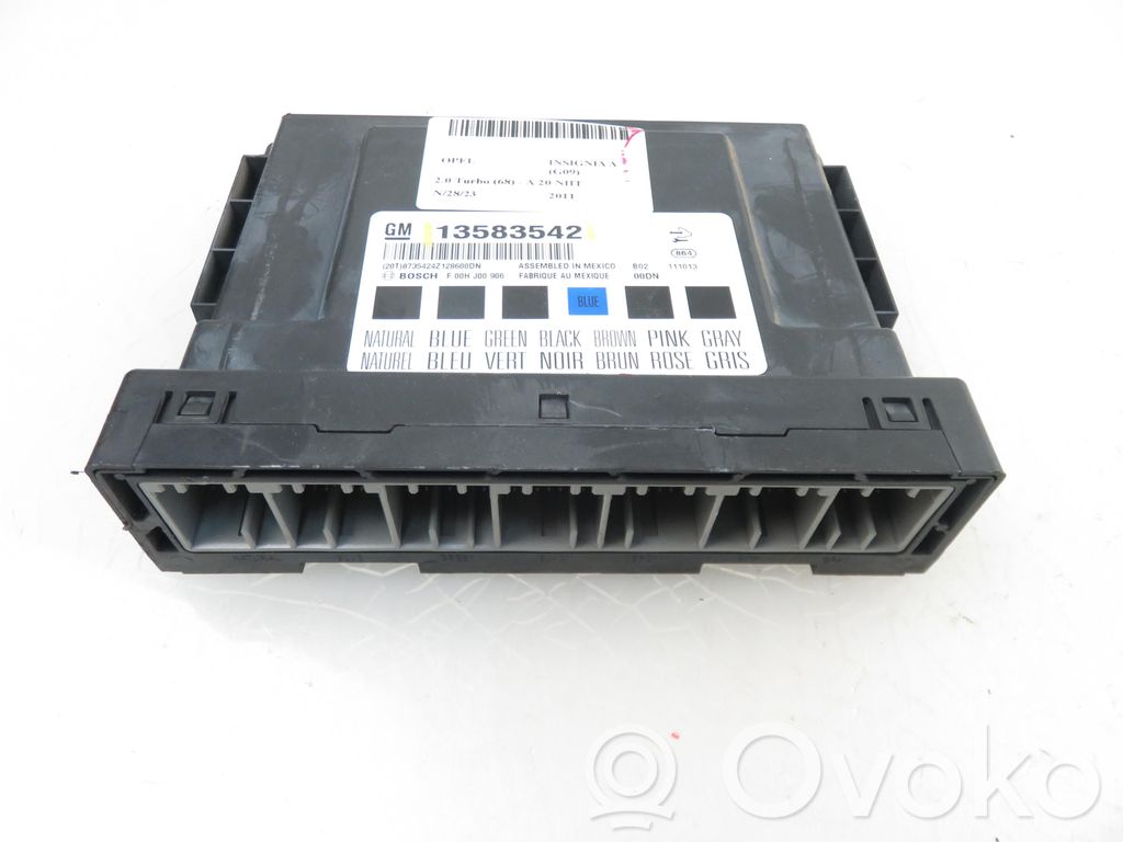 Central body control module   13583542,13583542