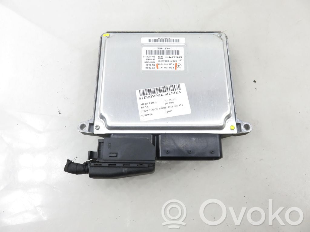 Mercedes-Benz C AMG W204 Engine control unit/module 