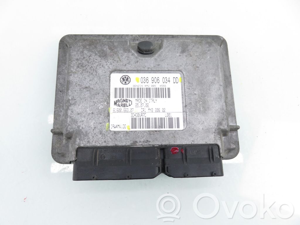 Volkswagen Polo IV 9N3 Centralina/modulo del motore 