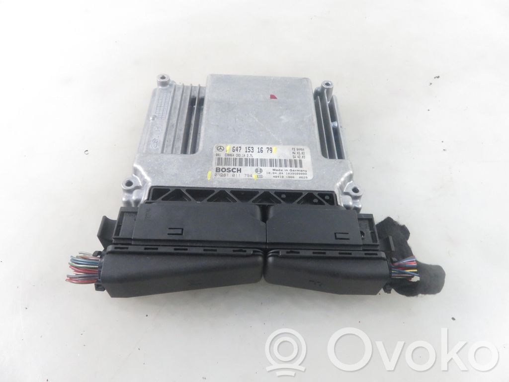 Mercedes-Benz E AMG W211 Engine control unit/module 