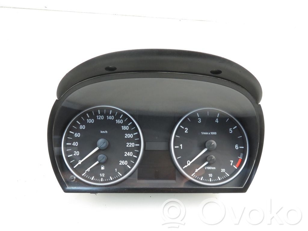 BMW 3 E90 E91 Compteur de vitesse tableau de bord