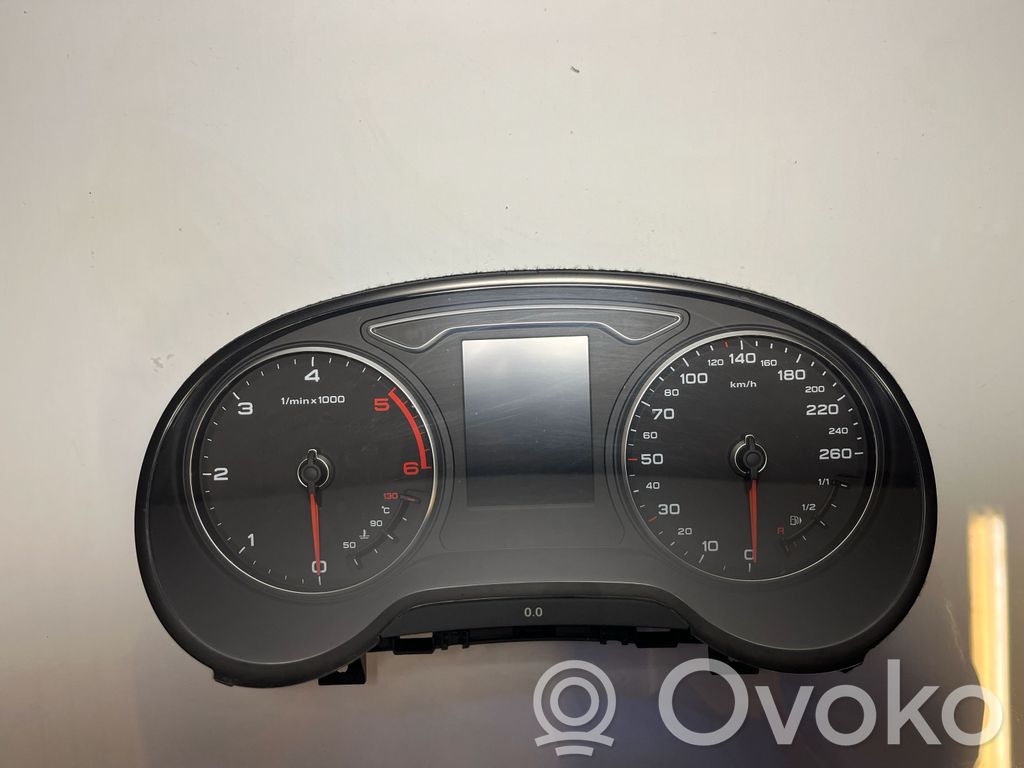Audi A3 S3 8V Spidometras (prietaisų skydelis) 