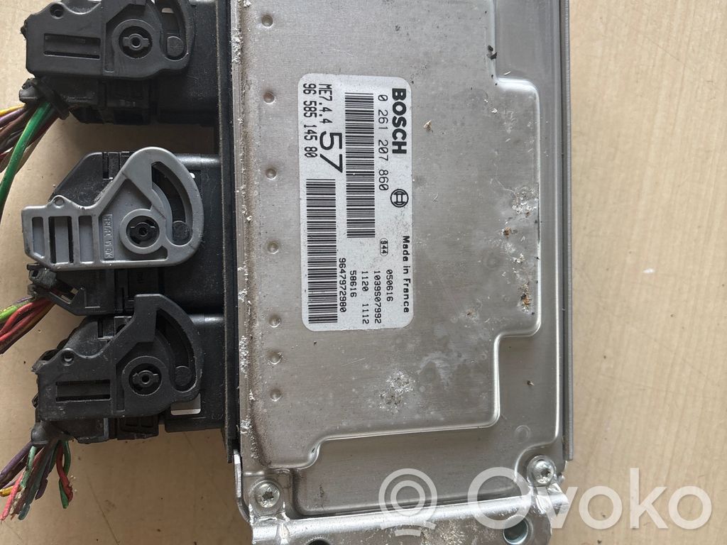 Engine control unit/module   0261207860,9658514580,9647972980