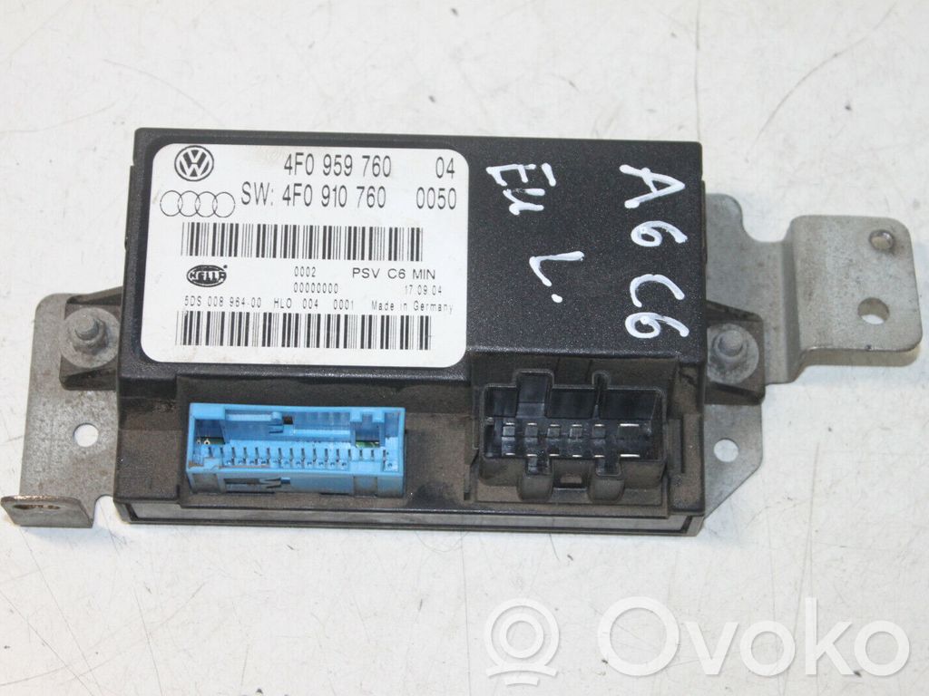 Audi A6 S6 C6 4F Seat control module 