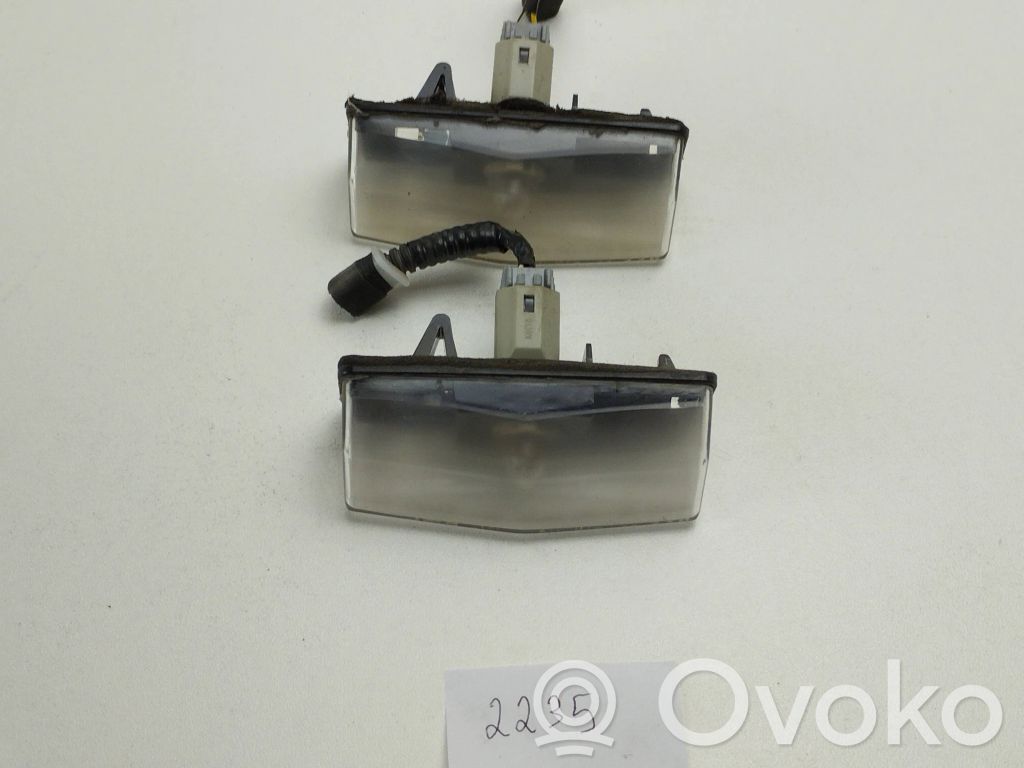 Toyota Prius (XW30) Numura zīmes apgaismojums 