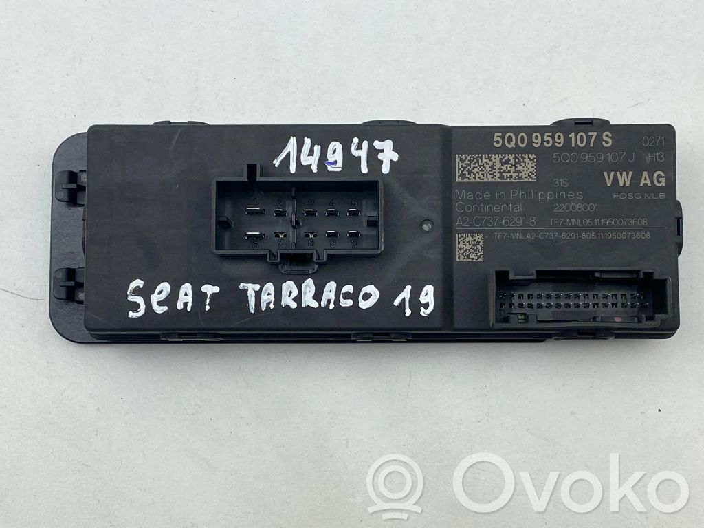 Tailgate/trunk control unit/module   5Q0959107J,5Q0959107S,3G5971502A
