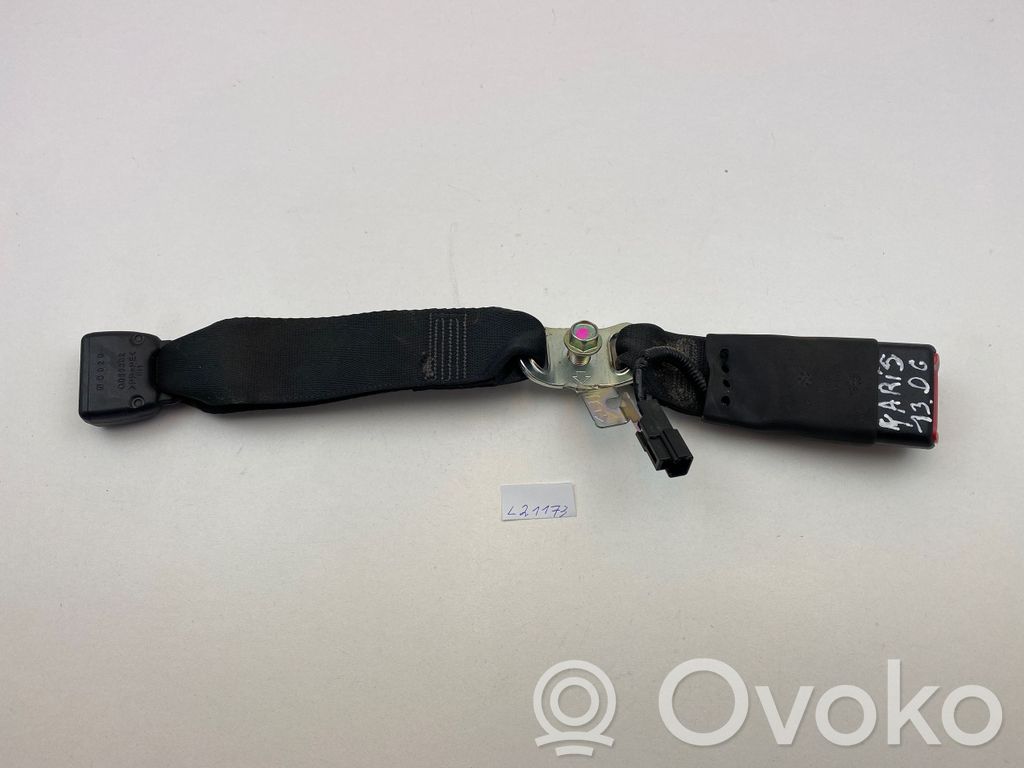 Toyota Yaris Aizmugurējās jostas sprādze 