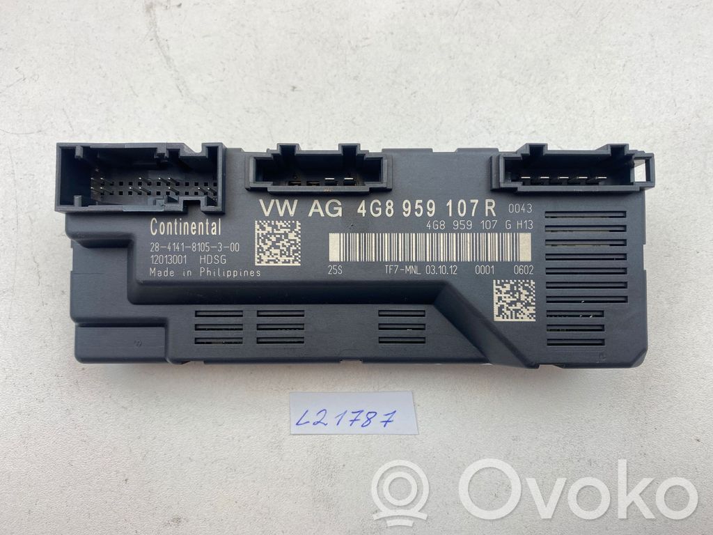 Audi A7 S7 4G Sterownik / Moduł elektrycznej klapy tylnej / bagażnika 