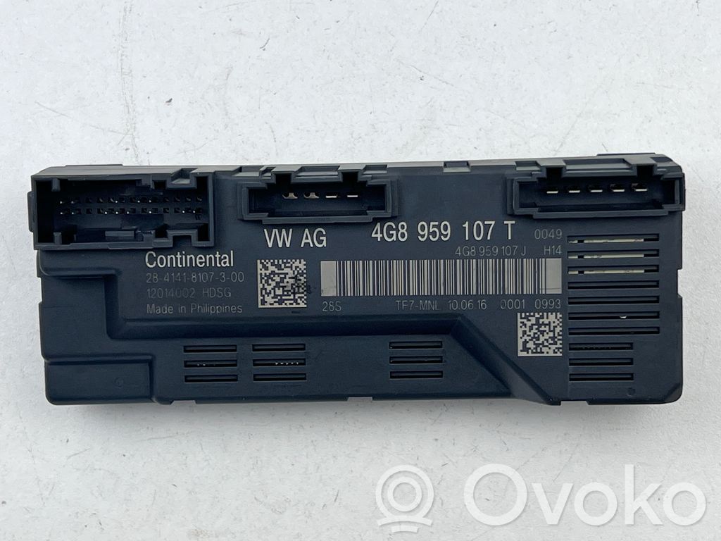 Tailgate/trunk control unit/module   4G8959107T,4G8959107J