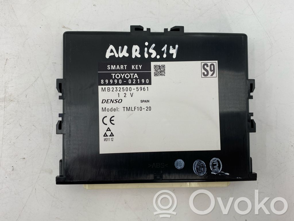 Toyota Auris E180 Moduł / Sterownik systemu uruchamiania bezkluczykowego 