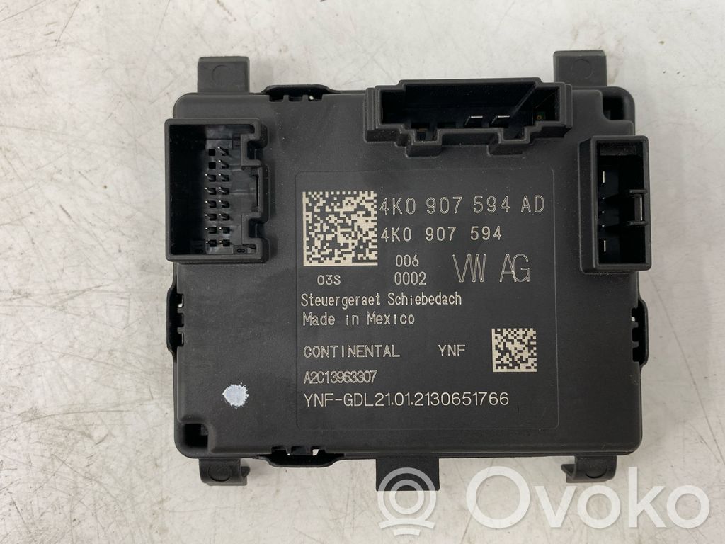 Volkswagen Jetta USA Unité de commande / module de toit ouvrant 