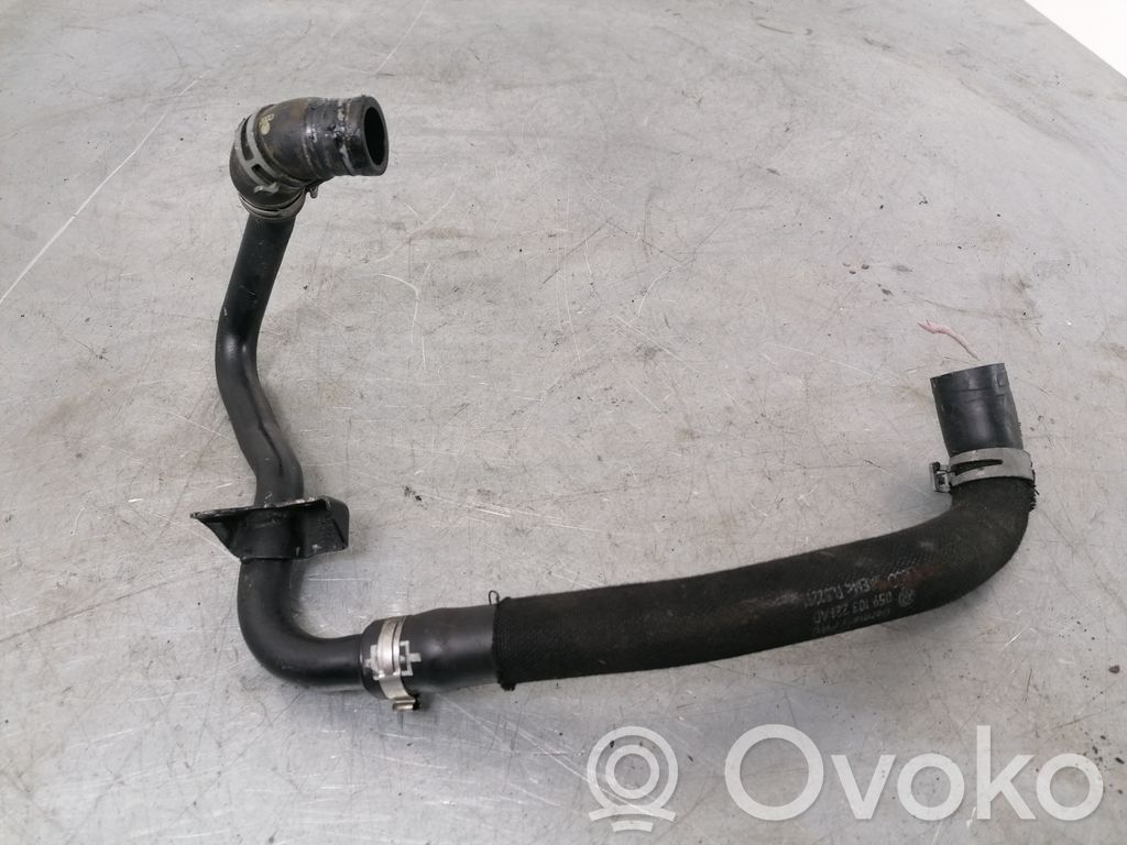 Audi A6 S6 C6 4F Engine coolant pipe/hose 