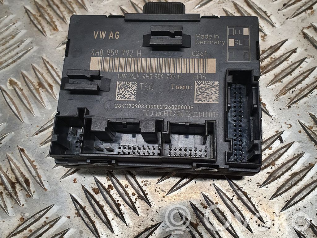 Door control unit/module   4H0959792H