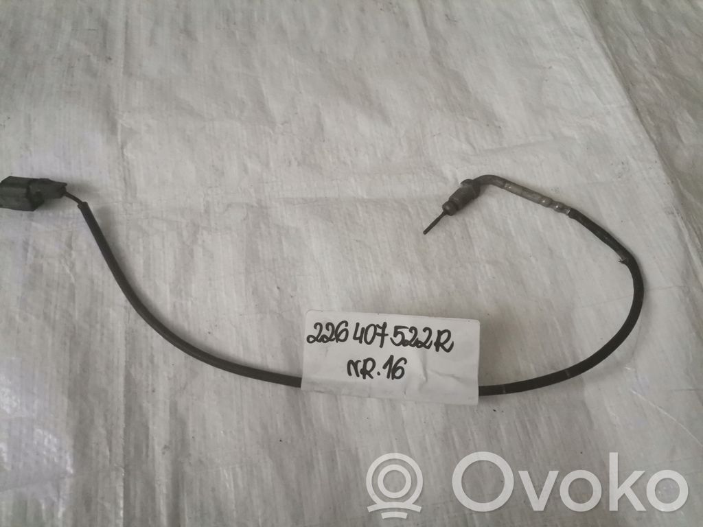 Renault Trafic III (X82) Exhaust gas temperature sensor 
