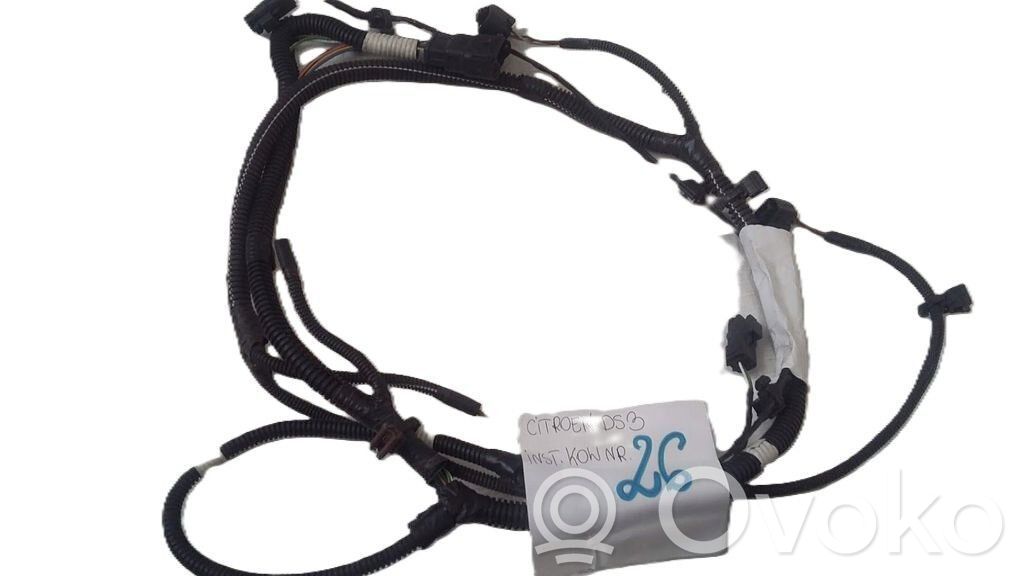 Citroen DS3 Cableado del sensor de aparcamiento (PDC) 