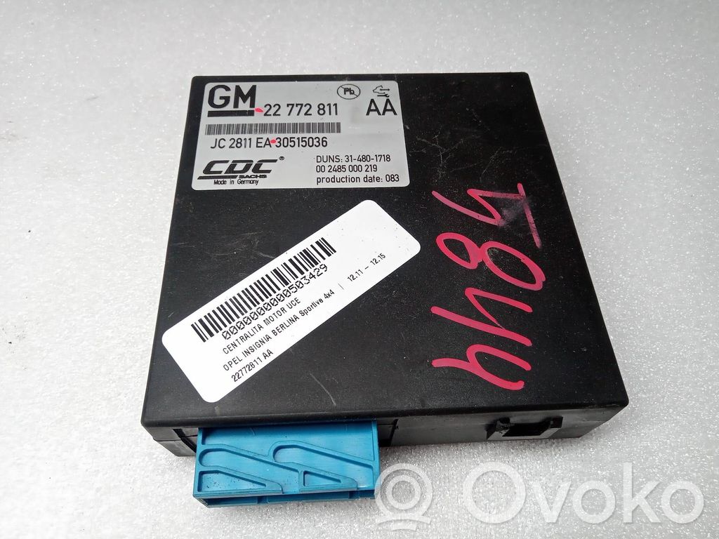 Opel Insignia A Engine control unit/module 