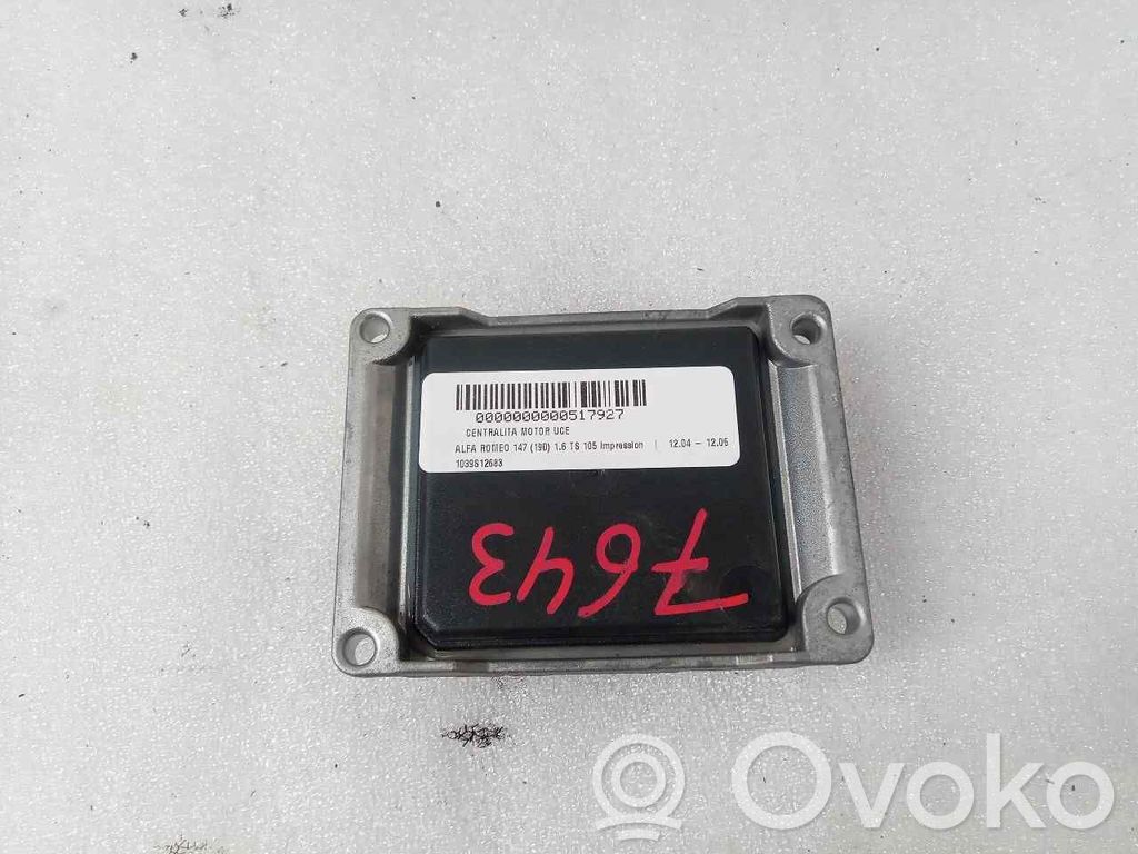 Alfa Romeo 147 Engine control unit/module 