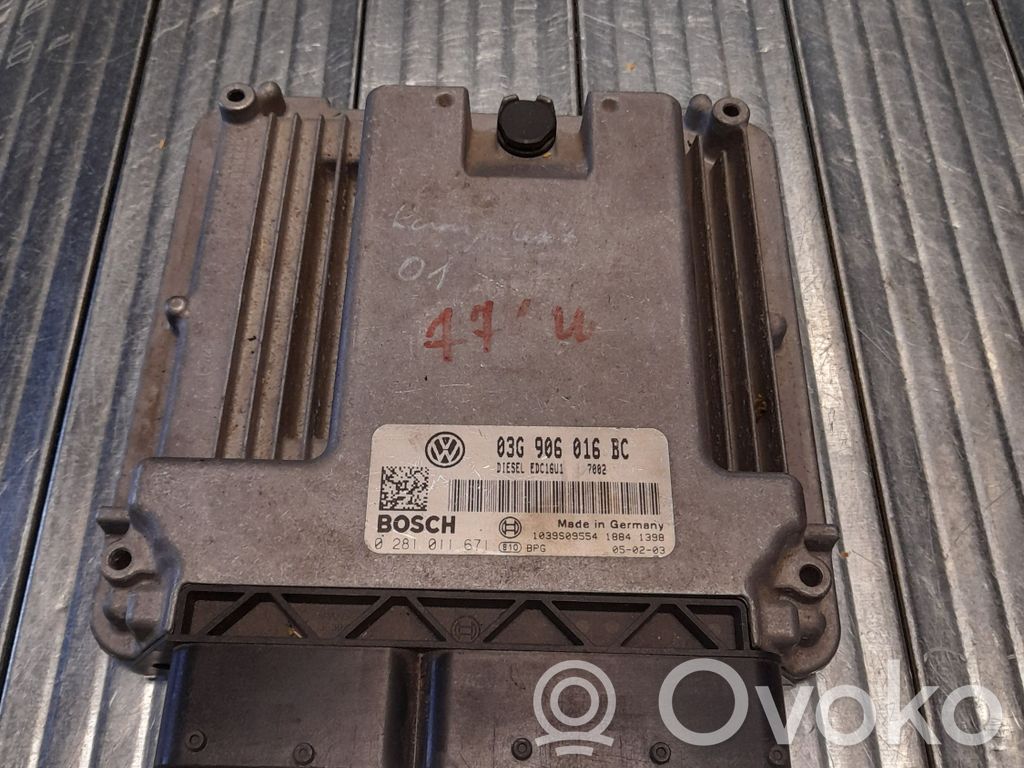 Volkswagen Golf Plus Engine control unit/module 