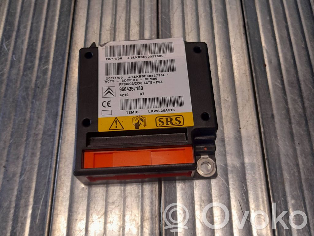 Citroen C6 Airbag deployment crash/impact sensor 