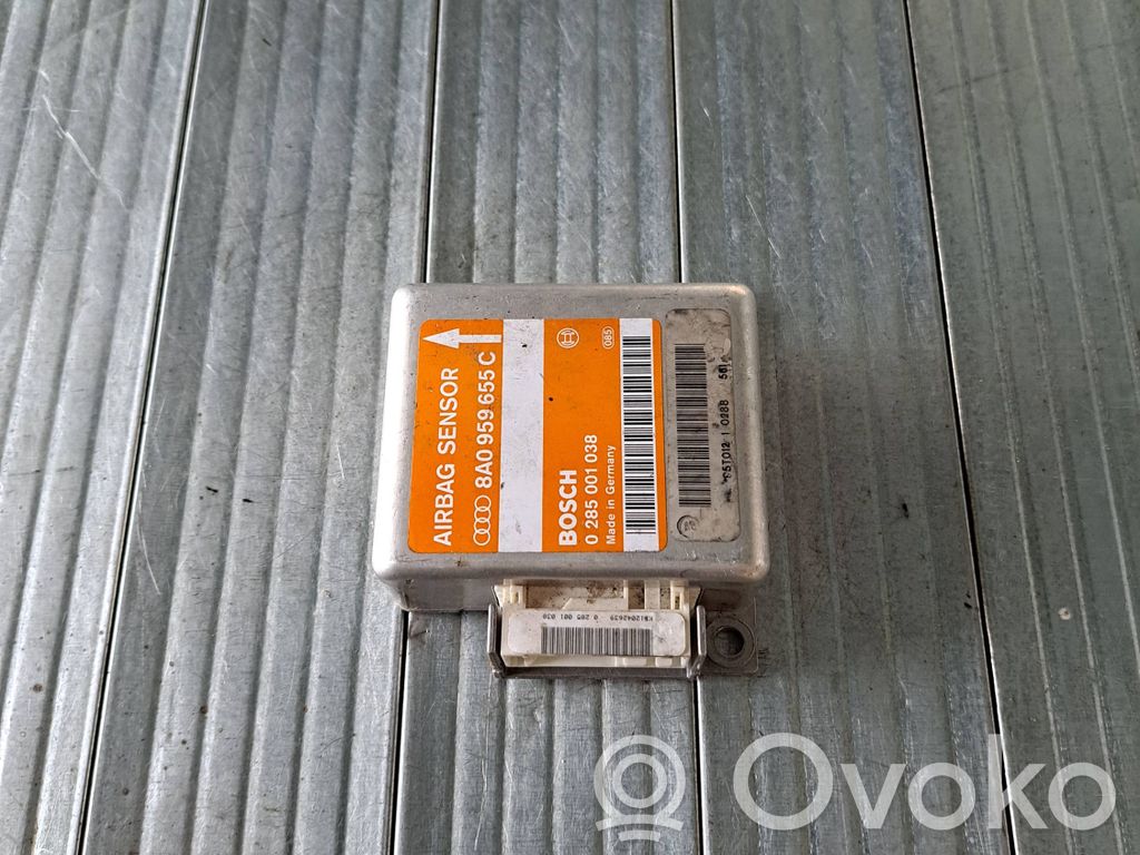 Unidad de control/módulo del Airbag   8A0959655C,0285001038