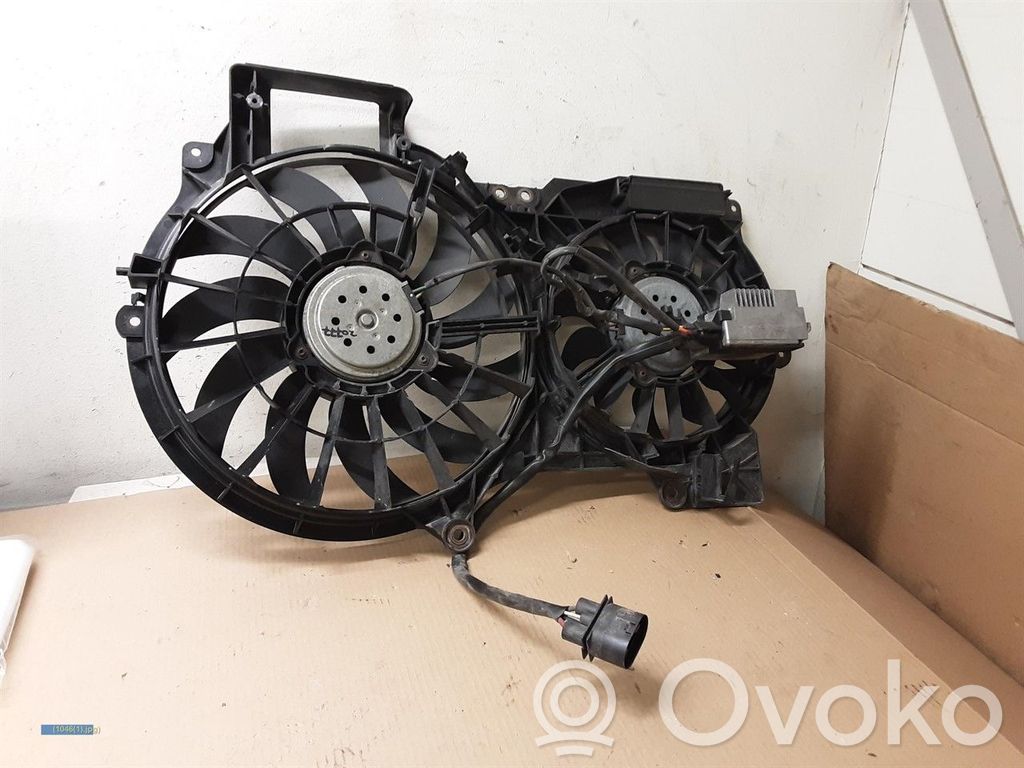 Audi A6 S6 C6 4F Elektrinis radiatorių ventiliatorius 