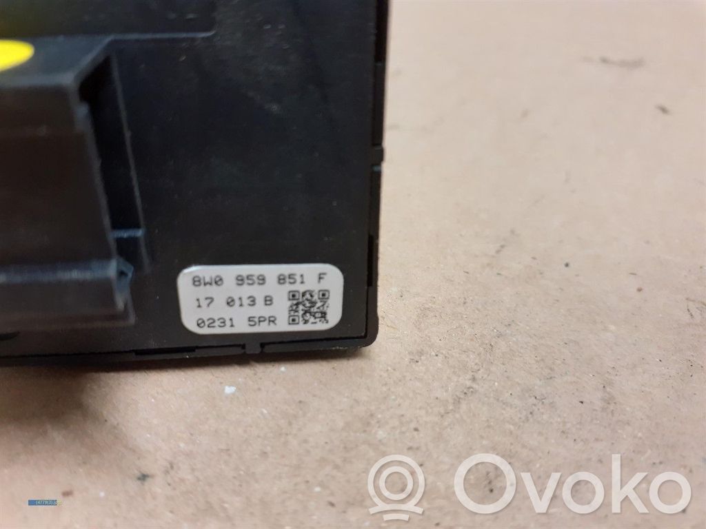 Electric window control switch   8W0959851F