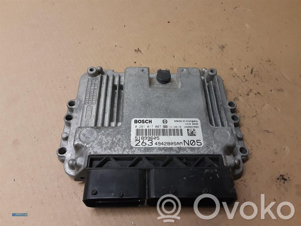 Opel Combo D Unidad de control/módulo de la inyección 