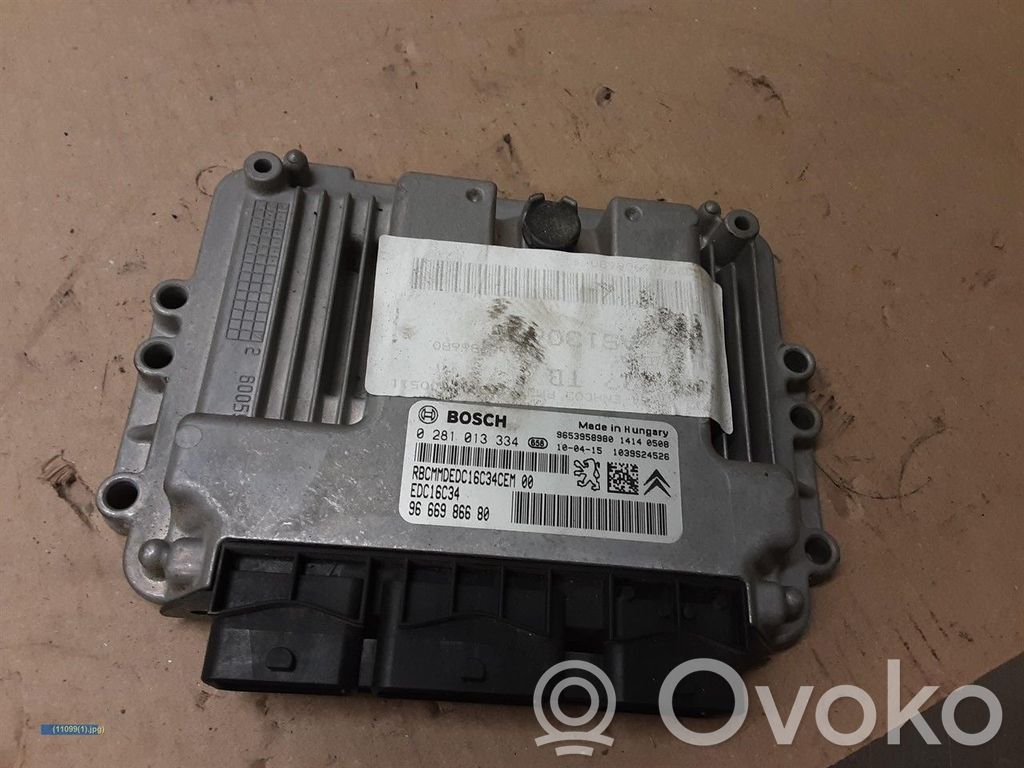 Peugeot 3008 I Unitate/modul comandă injecție 